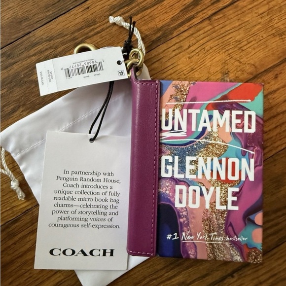 Coach Accessories - Coach Bag Book Charm Untamed By Glennon Doyle